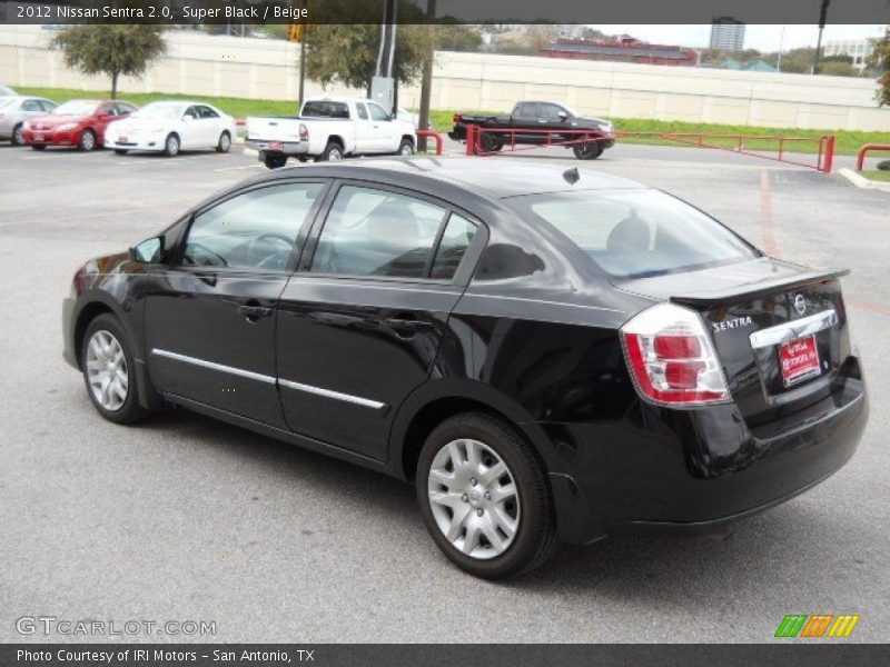 Super Black / Beige 2012 Nissan Sentra 2.0