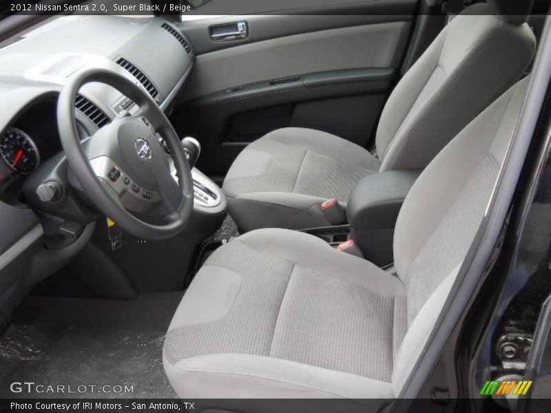 Super Black / Beige 2012 Nissan Sentra 2.0