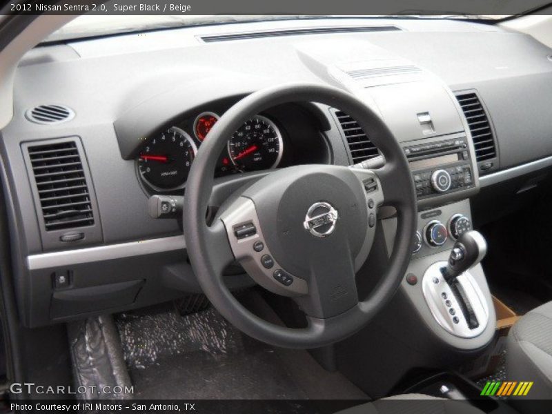 Super Black / Beige 2012 Nissan Sentra 2.0