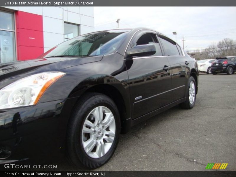 Super Black / Charcoal 2010 Nissan Altima Hybrid