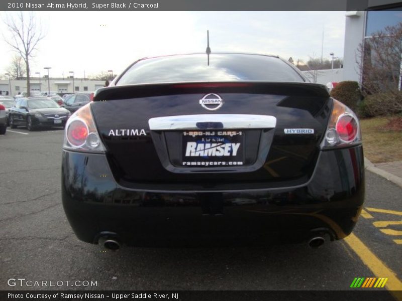 Super Black / Charcoal 2010 Nissan Altima Hybrid