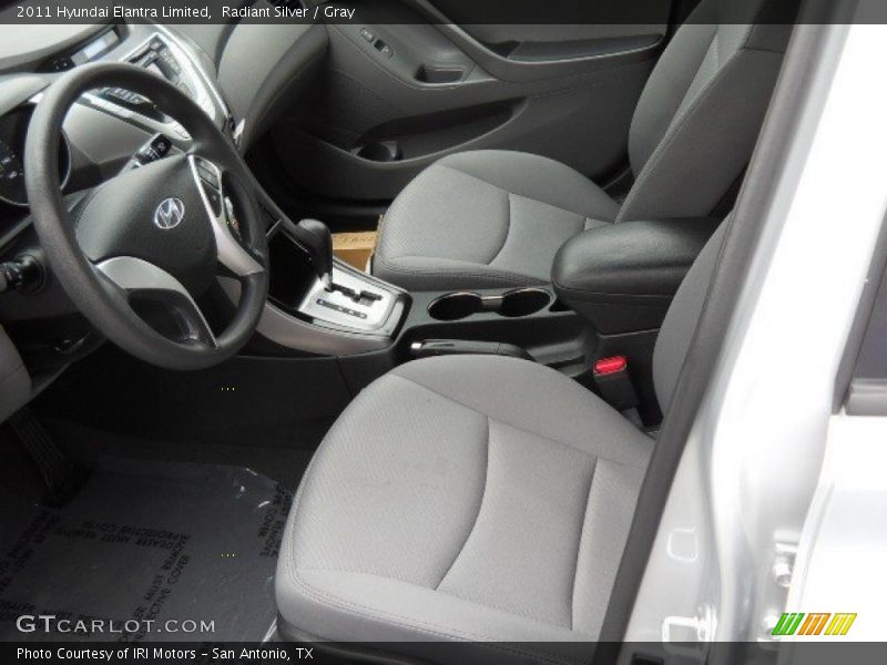 Radiant Silver / Gray 2011 Hyundai Elantra Limited