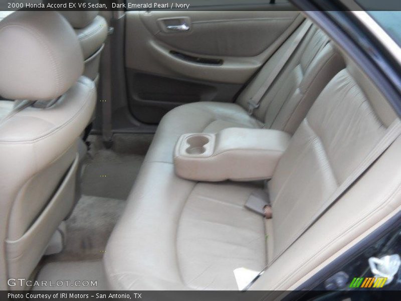 Dark Emerald Pearl / Ivory 2000 Honda Accord EX V6 Sedan