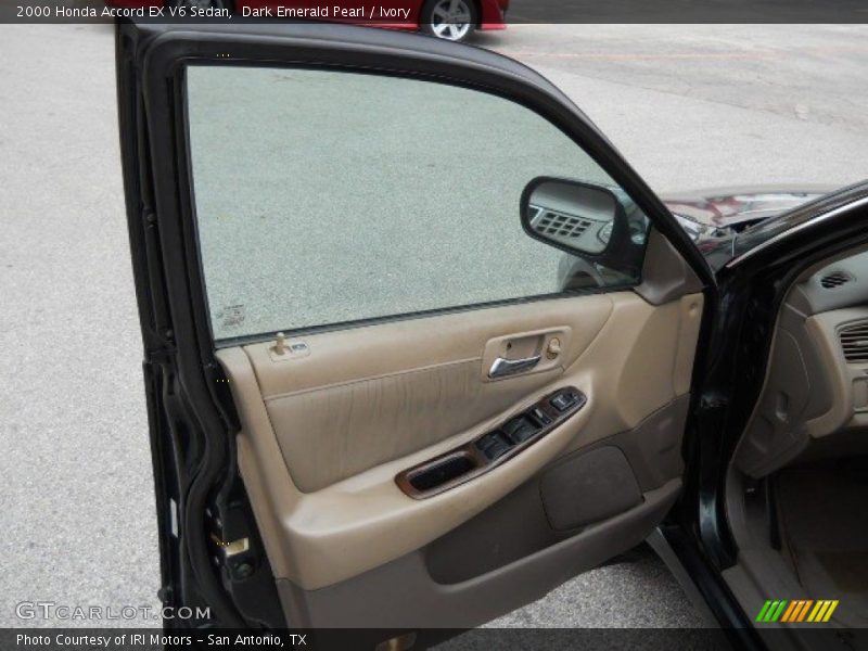 Dark Emerald Pearl / Ivory 2000 Honda Accord EX V6 Sedan
