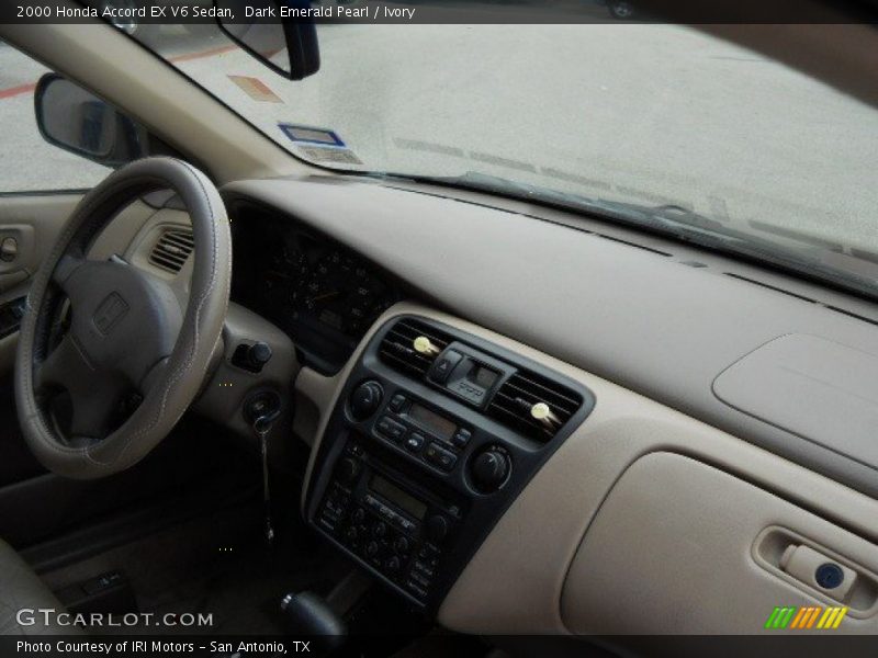 Dark Emerald Pearl / Ivory 2000 Honda Accord EX V6 Sedan