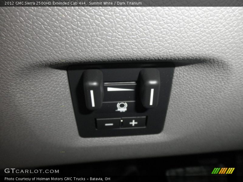 Summit White / Dark Titanium 2012 GMC Sierra 2500HD Extended Cab 4x4