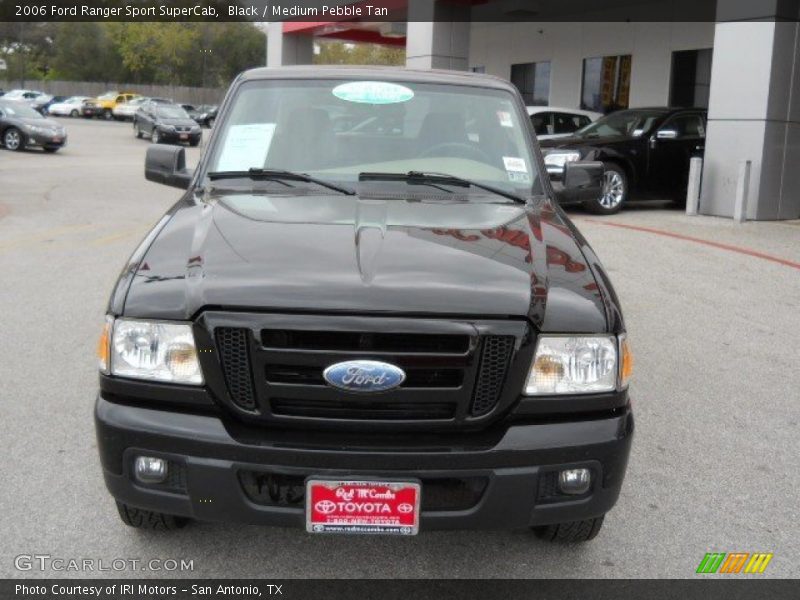Black / Medium Pebble Tan 2006 Ford Ranger Sport SuperCab