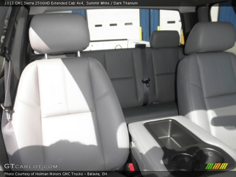 Summit White / Dark Titanium 2012 GMC Sierra 2500HD Extended Cab 4x4