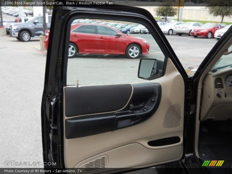 Black / Medium Pebble Tan 2006 Ford Ranger Sport SuperCab
