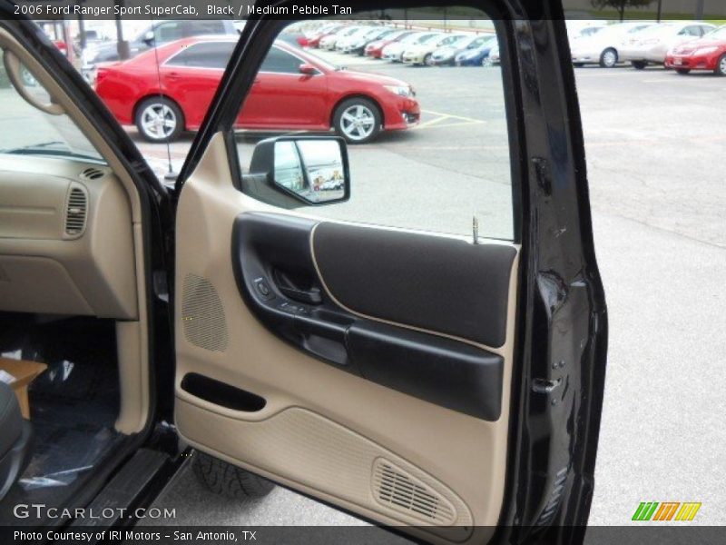Black / Medium Pebble Tan 2006 Ford Ranger Sport SuperCab