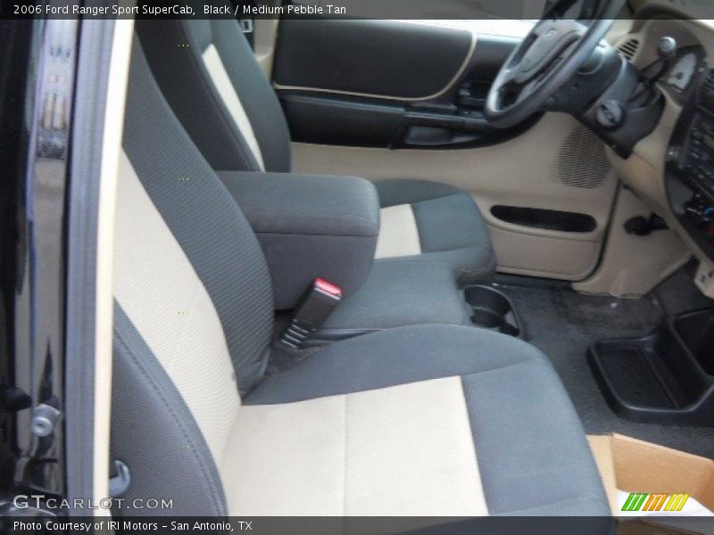 Black / Medium Pebble Tan 2006 Ford Ranger Sport SuperCab