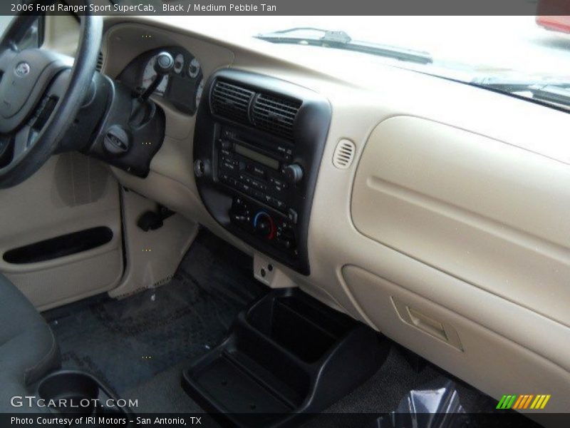 Black / Medium Pebble Tan 2006 Ford Ranger Sport SuperCab