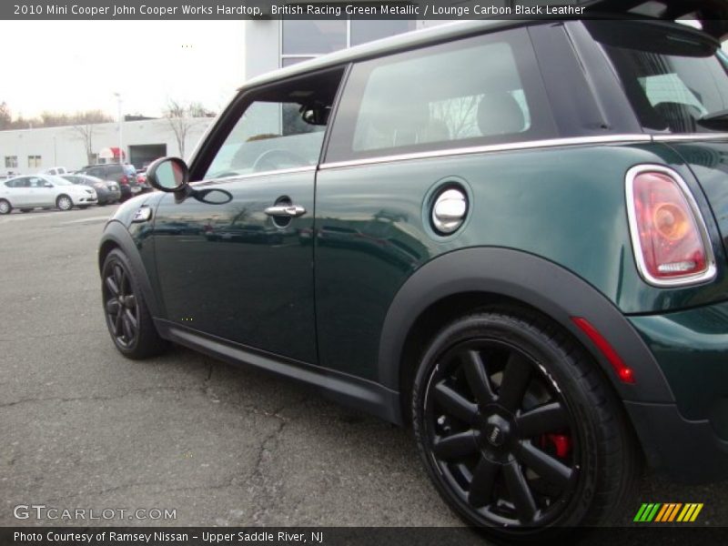 British Racing Green Metallic / Lounge Carbon Black Leather 2010 Mini Cooper John Cooper Works Hardtop