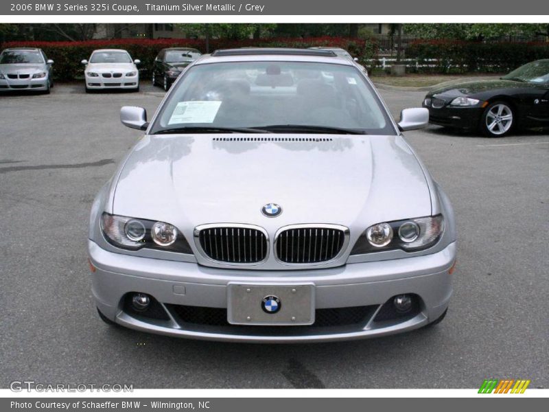 Titanium Silver Metallic / Grey 2006 BMW 3 Series 325i Coupe