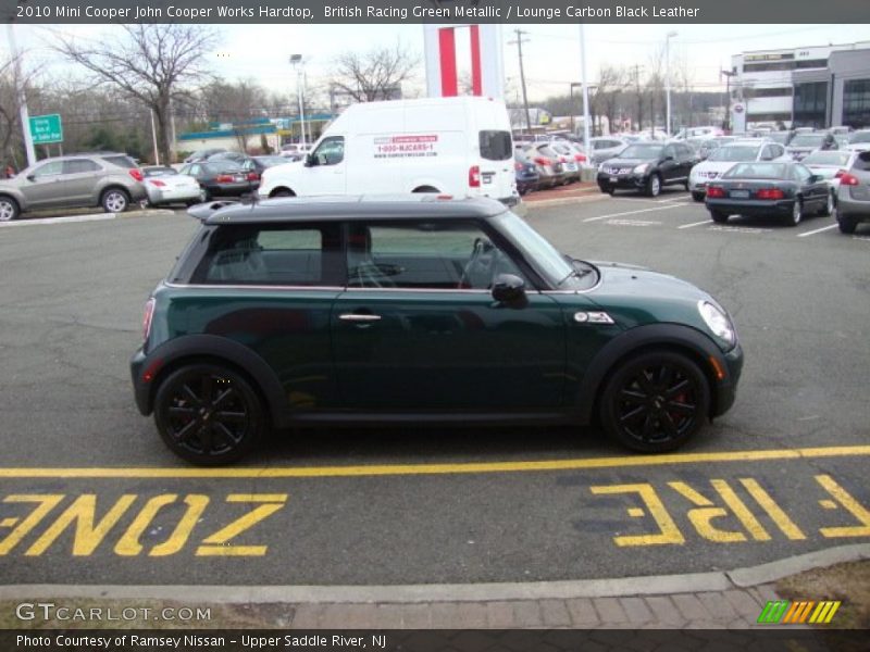 British Racing Green Metallic / Lounge Carbon Black Leather 2010 Mini Cooper John Cooper Works Hardtop