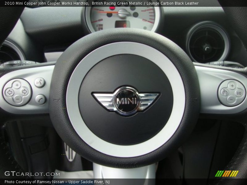 British Racing Green Metallic / Lounge Carbon Black Leather 2010 Mini Cooper John Cooper Works Hardtop