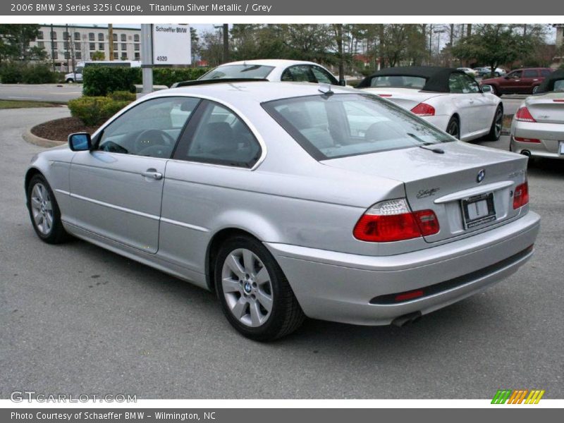 Titanium Silver Metallic / Grey 2006 BMW 3 Series 325i Coupe