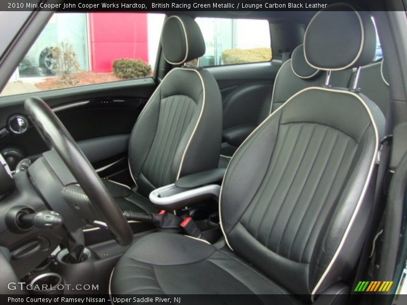  2010 Cooper John Cooper Works Hardtop Lounge Carbon Black Leather Interior