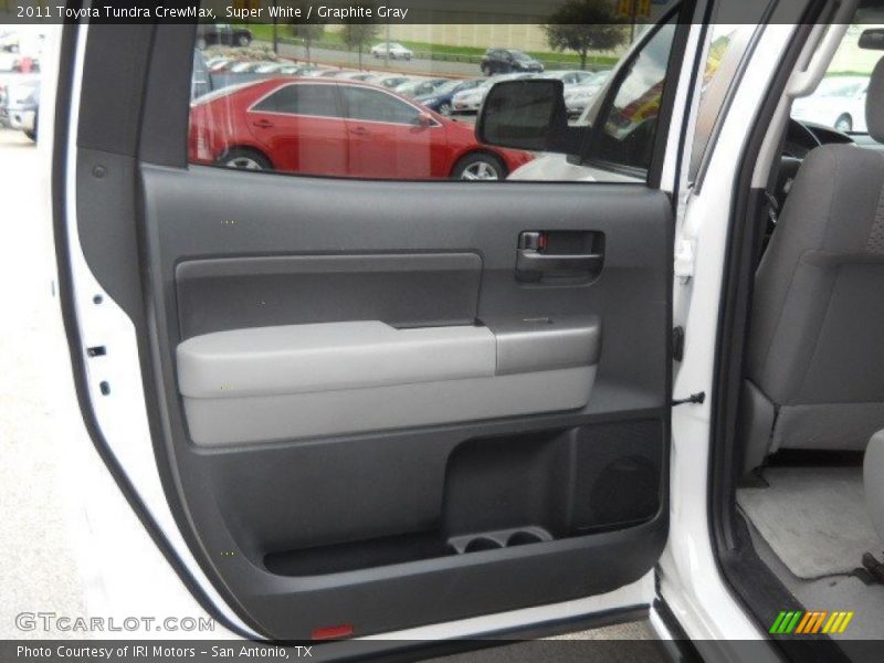 Super White / Graphite Gray 2011 Toyota Tundra CrewMax