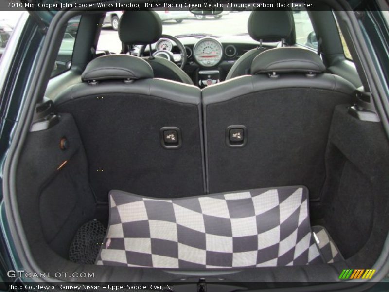British Racing Green Metallic / Lounge Carbon Black Leather 2010 Mini Cooper John Cooper Works Hardtop