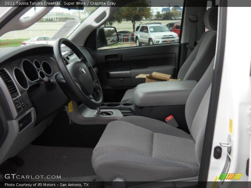 Super White / Graphite Gray 2011 Toyota Tundra CrewMax