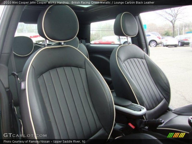 British Racing Green Metallic / Lounge Carbon Black Leather 2010 Mini Cooper John Cooper Works Hardtop
