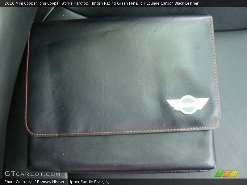 British Racing Green Metallic / Lounge Carbon Black Leather 2010 Mini Cooper John Cooper Works Hardtop
