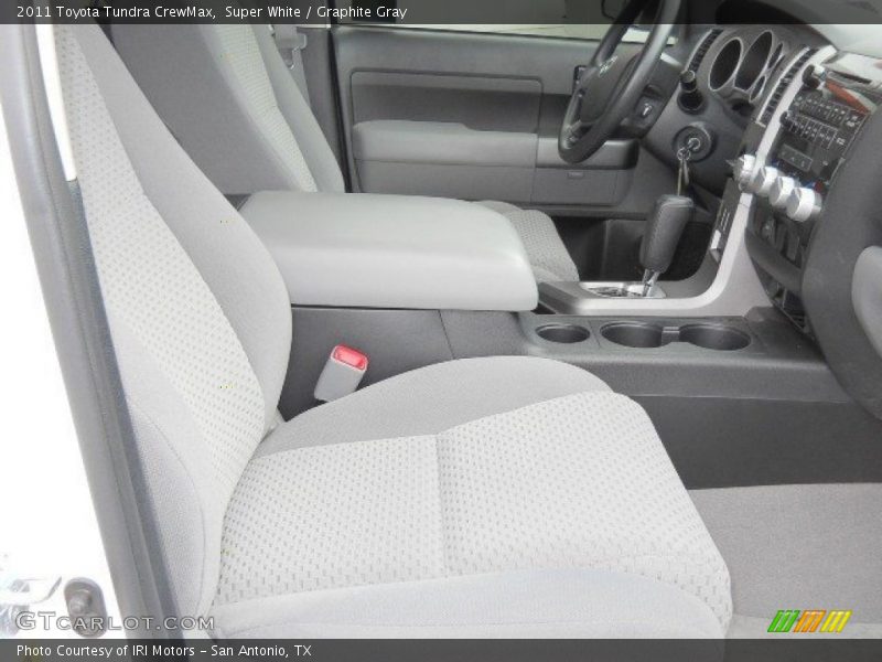 Super White / Graphite Gray 2011 Toyota Tundra CrewMax
