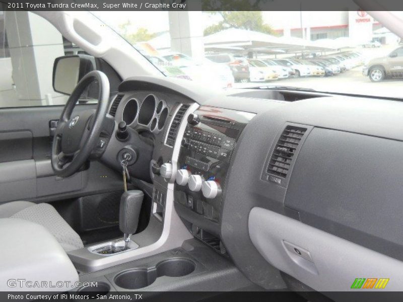 Super White / Graphite Gray 2011 Toyota Tundra CrewMax