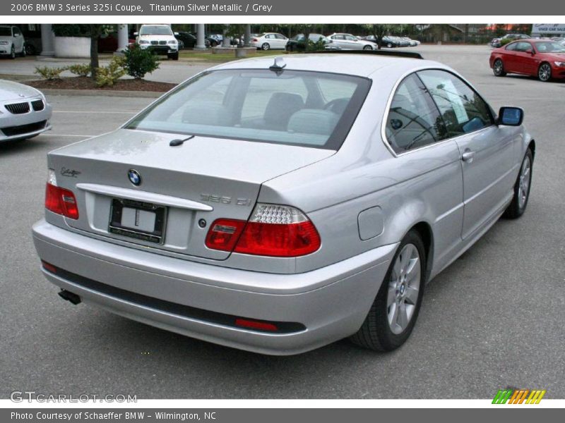 Titanium Silver Metallic / Grey 2006 BMW 3 Series 325i Coupe