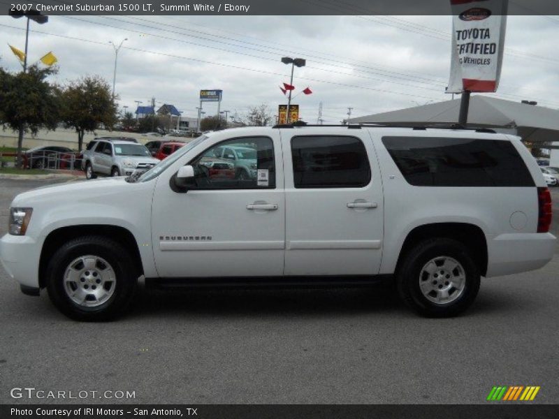 Summit White / Ebony 2007 Chevrolet Suburban 1500 LT