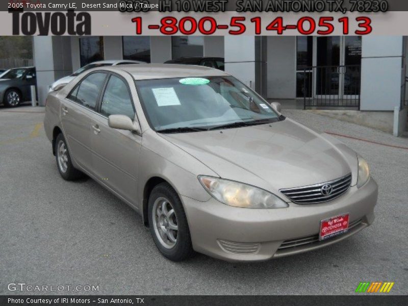 Desert Sand Mica / Taupe 2005 Toyota Camry LE