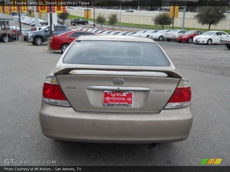 Desert Sand Mica / Taupe 2005 Toyota Camry LE