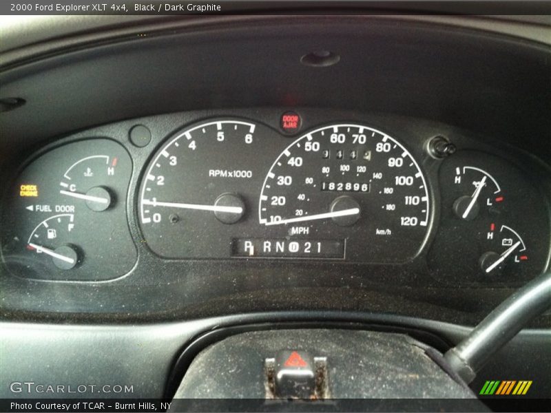Black / Dark Graphite 2000 Ford Explorer XLT 4x4