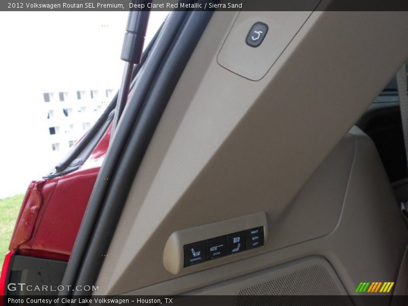 Deep Claret Red Metallic / Sierra Sand 2012 Volkswagen Routan SEL Premium
