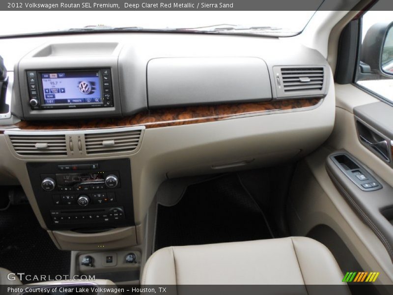 Deep Claret Red Metallic / Sierra Sand 2012 Volkswagen Routan SEL Premium