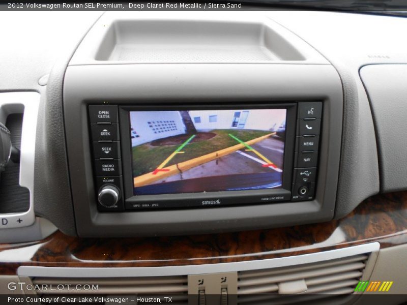 Deep Claret Red Metallic / Sierra Sand 2012 Volkswagen Routan SEL Premium