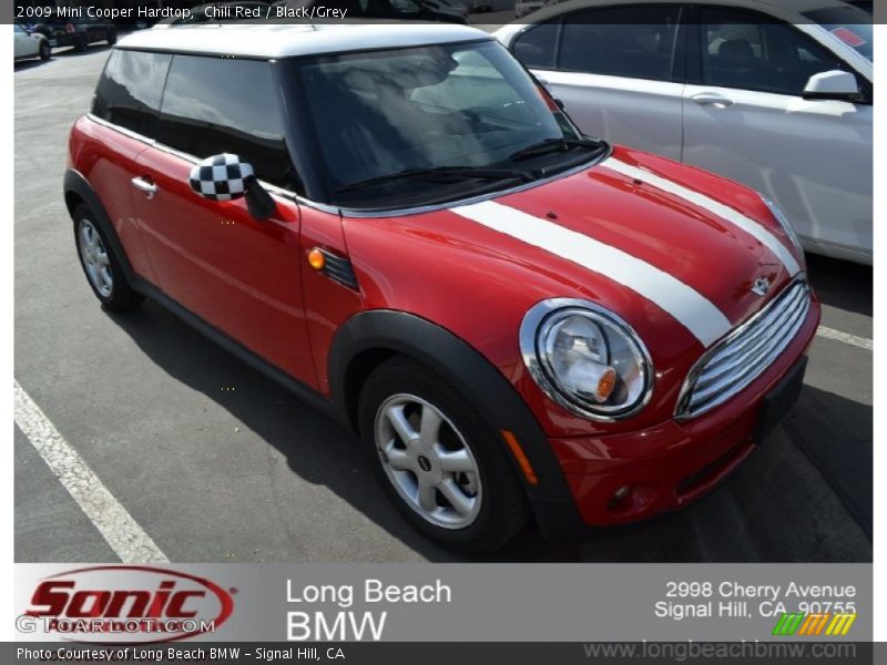 Chili Red / Black/Grey 2009 Mini Cooper Hardtop