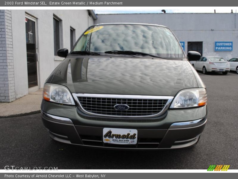 Estate Green Metallic / Medium Parchment 2003 Ford Windstar SEL