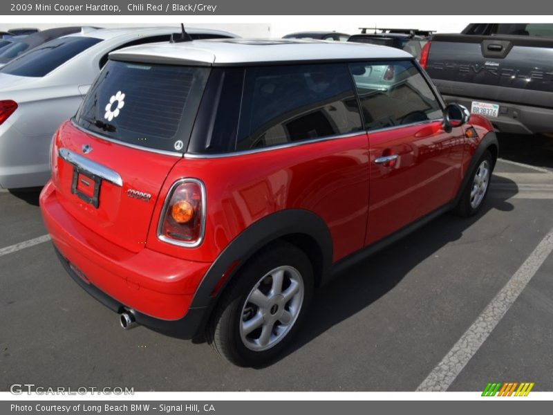 Chili Red / Black/Grey 2009 Mini Cooper Hardtop