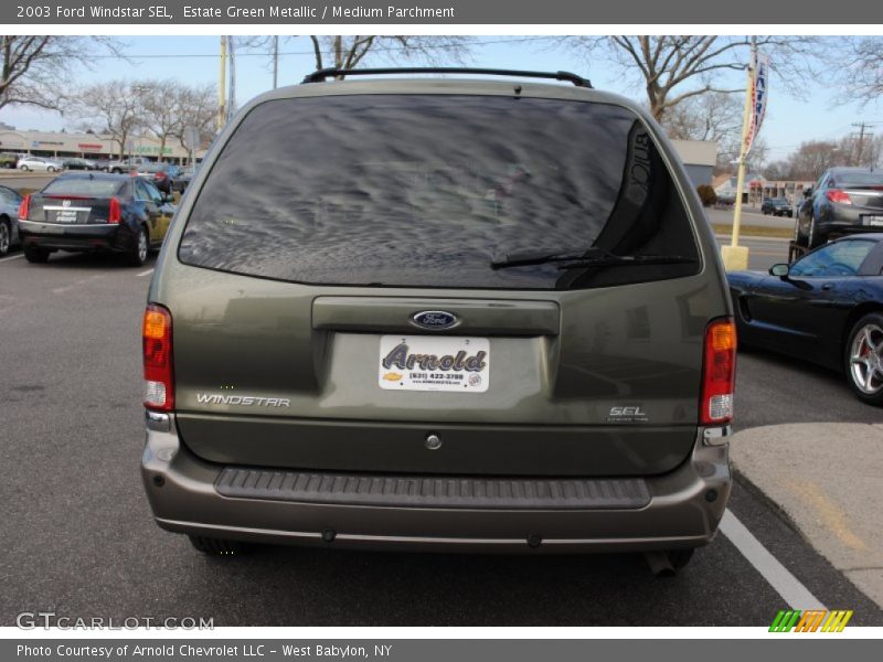 Estate Green Metallic / Medium Parchment 2003 Ford Windstar SEL