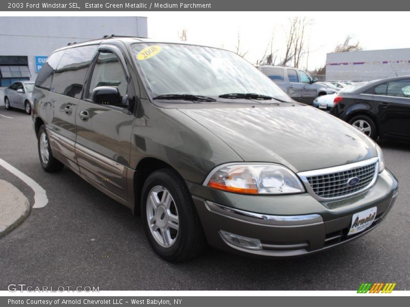 Estate Green Metallic / Medium Parchment 2003 Ford Windstar SEL