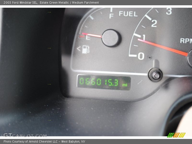 Estate Green Metallic / Medium Parchment 2003 Ford Windstar SEL