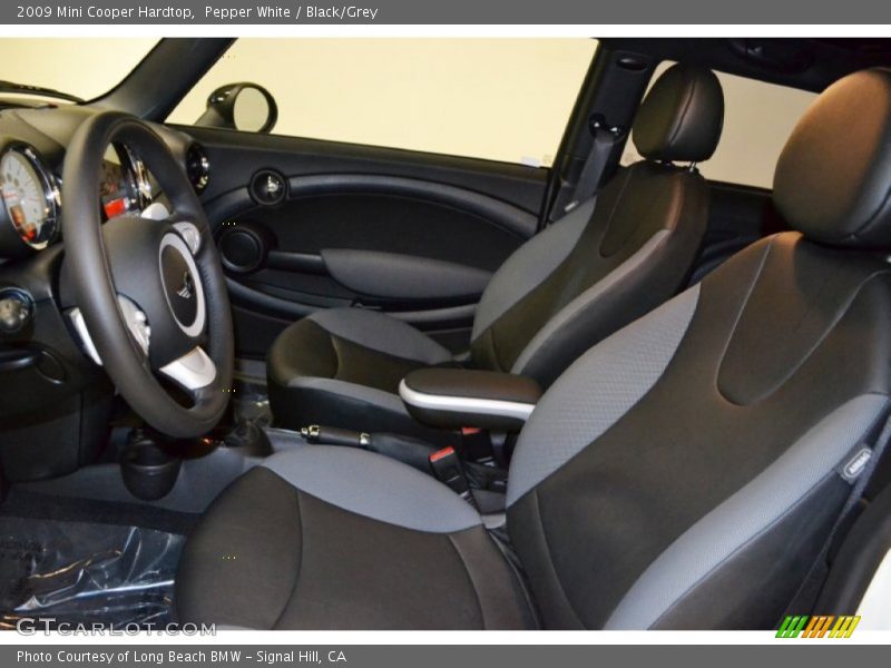 Pepper White / Black/Grey 2009 Mini Cooper Hardtop