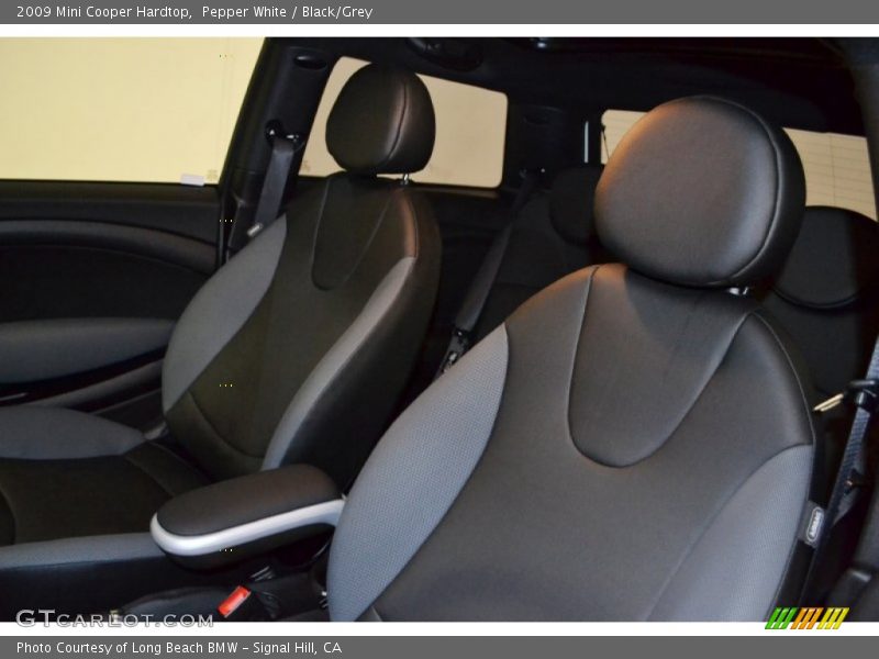 Pepper White / Black/Grey 2009 Mini Cooper Hardtop