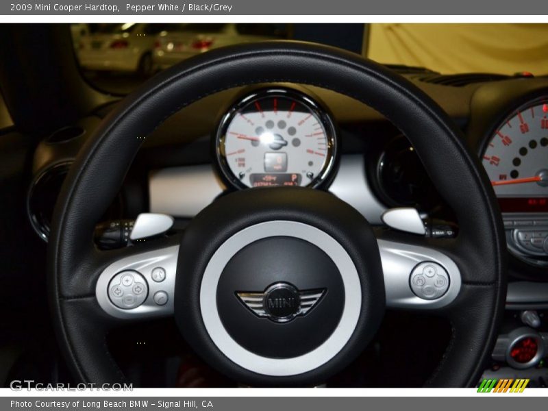 Pepper White / Black/Grey 2009 Mini Cooper Hardtop