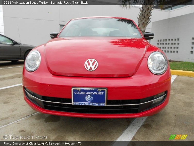 Tornado Red / Titan Black 2012 Volkswagen Beetle Turbo