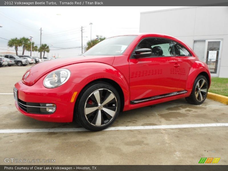 Tornado Red / Titan Black 2012 Volkswagen Beetle Turbo