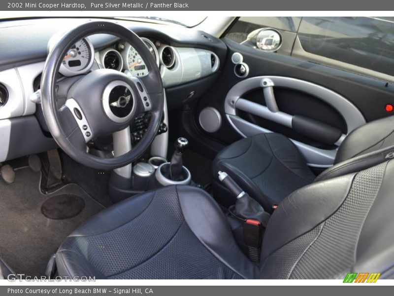 Pure Silver Metallic / Panther Black 2002 Mini Cooper Hardtop