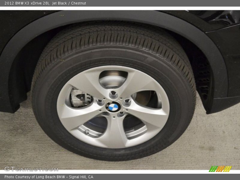 Jet Black / Chestnut 2012 BMW X3 xDrive 28i